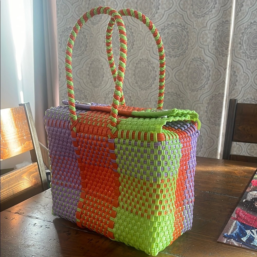 Colorful Handmade Tote Bag
